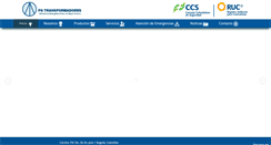 Desktop Screenshot of fgtransformadores.com